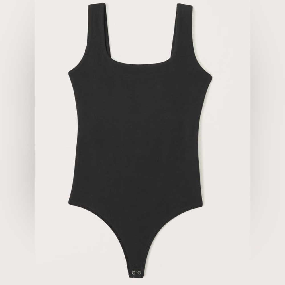 NWT Abercrombie & Fitch Cotton-Blend Seamless Fabric Tank Bodysuit